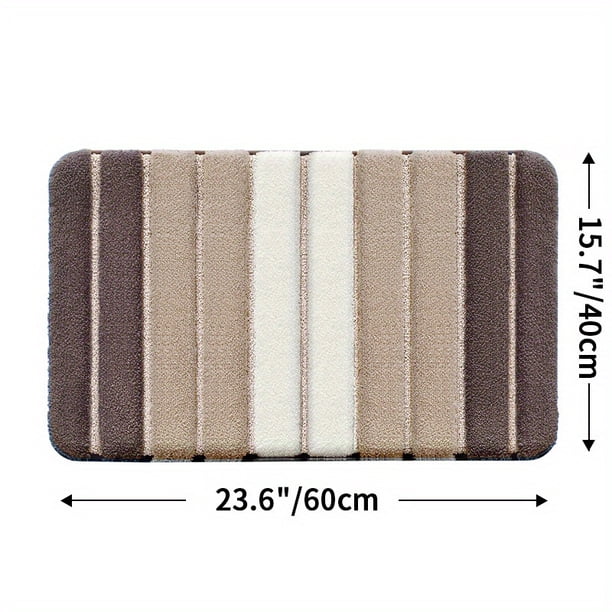 Transform Your Bathroom with our Extra Soft Absorbent Premium Bath Rug - Non-Slip Comfortable Bath Mat for Tub, Shower, and Bath Room - Beautiful Blue Color - Perfect Bathroom Accessory and Supply