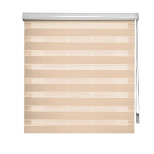 N-Ofertas - Cortina Roller Duo Zebra Dia Noche 100 X 200 Cm Beige