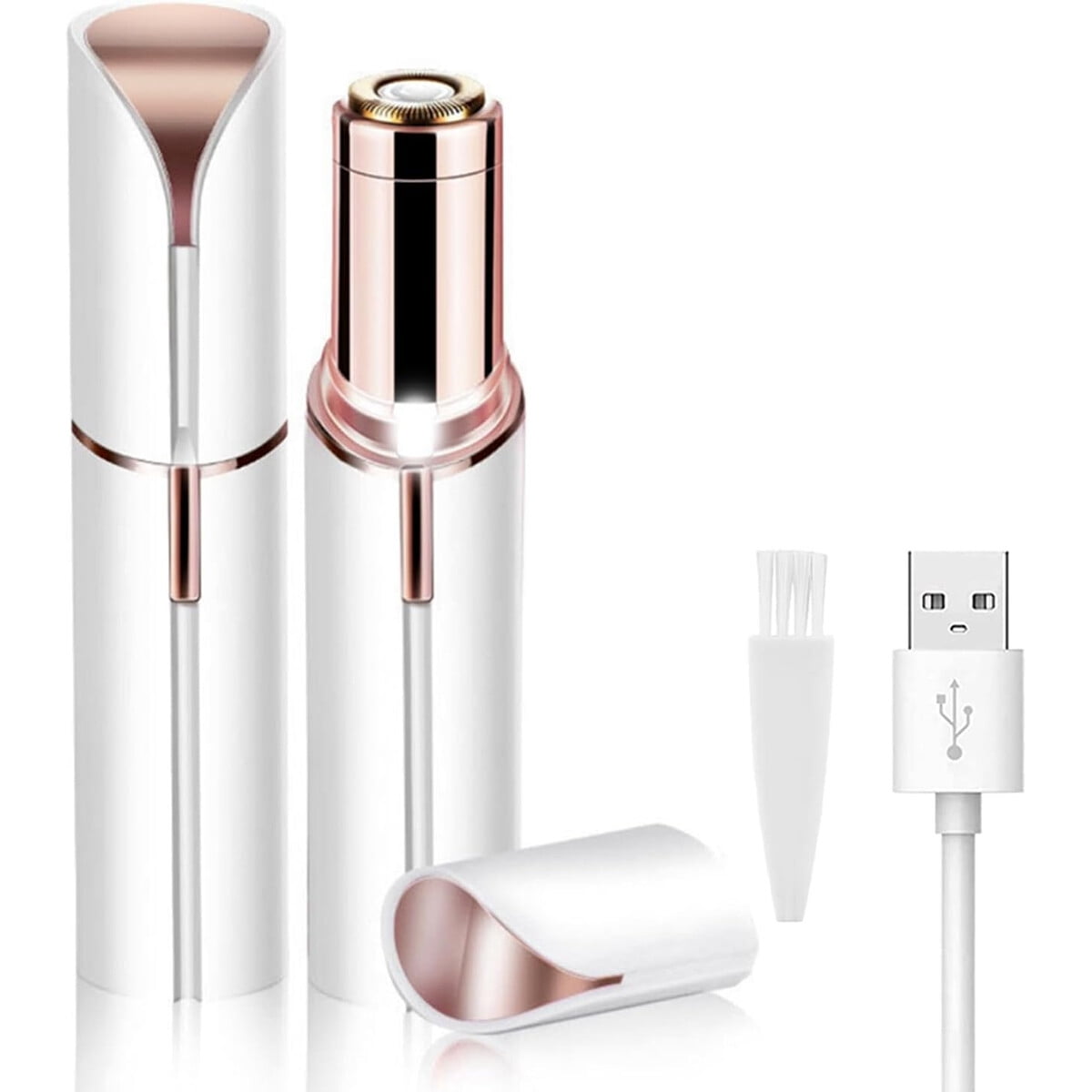 Depiladora Facial Rosarden Mini Recargable Usb Electrica
