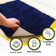 thumbnail image 2 of Felpudo para perros Muddy Mat®, microfibra superabsorbente, azul marino, 2 of 7