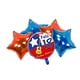 thumbnail image 2 of Set 5 Globos Bandera Chilena Estrellas Fiestas Patrias Cotillon, 2 of 3