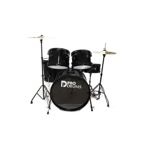 Prodrums - Prd05-Bk Bateria Kit 5Pcs Black