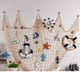 thumbnail image 3 of Decoración de pared estilo mediterráneo de 78 pulgadas con temática de playa, red de pesca blanca cremosa, para fiestas, hogar, sala de estar, dormitorio, 3 of 8