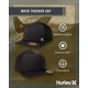 thumbnail image 2 of Gorra Hurley Mini Icon de Malla Ajustada Negra, 2 of 7