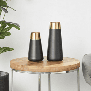 Muebles Santa Ana - Set 2 Jarrón De Acero