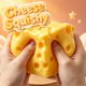 thumbnail image 3 of Juguete antiestrés squishy de queso QPNGKT, fidget, 2 piezas, 3 of 7