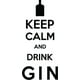 thumbnail image 1 of Decomural Drink Gin Keep Calm WS-41470, 1 of 2