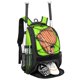 thumbnail image 1 of Mochila de béisbol DAFISKY 34x19x47 cm Verde con portabates, 1 of 7