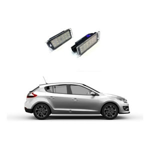 Genérico - Luz De Matricula Ppu Led Renault Megane 2 / 3 - Plug And Play