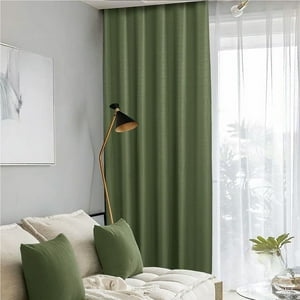 Wyj Hogar - Cortina Blackout Con Argollas Verde