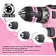 thumbnail image 4 of Taladro Inalámbrico 20v Rosa 2 0ah Con Cargador, 4 of 8