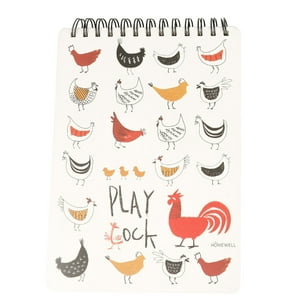 Homewell - Libreta Diseño Gallo Gallina 18.4X25Cm (80 Hojas)