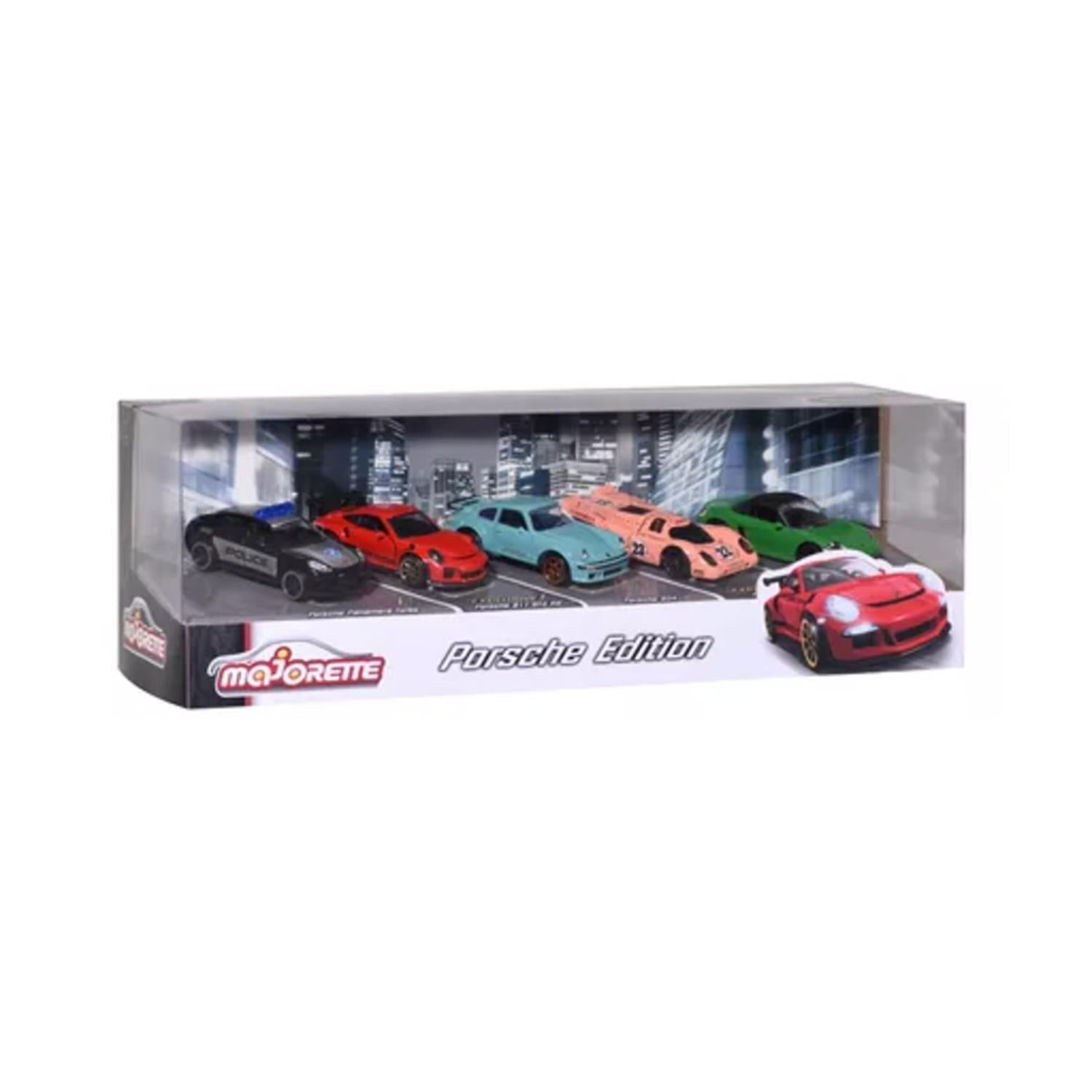 Genérico - Juguete Pack 5 Autos 1:62 Metalicos Porsche Edition Infantil