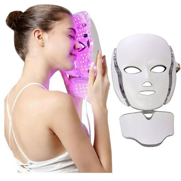 Mascara Led c/cuello, Antiarrugas, acné, lineas de expresión, manchas, etc.