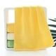 thumbnail image 4 of Xiao Hua Toalla de Baño Gruesa de Color Sólido para el Hogar, Lavar la Cara, Suave y Absorbente, Larga de Terciopelo de Algodón Puro, Amarilla, Juego de 4 Piezas, 13.8 x 29.5 in, 4 of 4