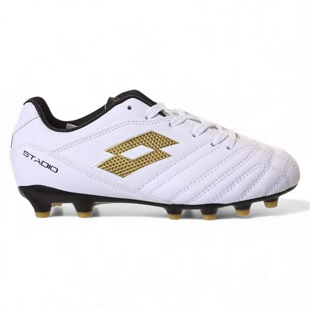 Zapato Futbol Juvenil Lotto Stadio 705 JR Blanco