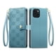 thumbnail image 1 of Funda Billetera con Cierre para [iphone 15] con Tarjetero, Soporte y Correa de ManoAzul, 1 of 5