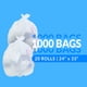 thumbnail image 2 of Bolsas De Basura Supervalue 13 Galones 1000 Unidades Transparentes A Granel, 2 of 8