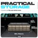 thumbnail image 4 of Organizador de maletero FORTEM para coche SUV, plegable, capacidad de 85 litros, 4 of 7