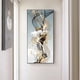 thumbnail image 1 of 1pc, Frameless Modern Nordic Style Ribbon Golden Deer Tree Luxury Living Room Decorative Paintings, Canvas Poster Print, Simple Wall Art Pictures No Frame, 1 of 4
