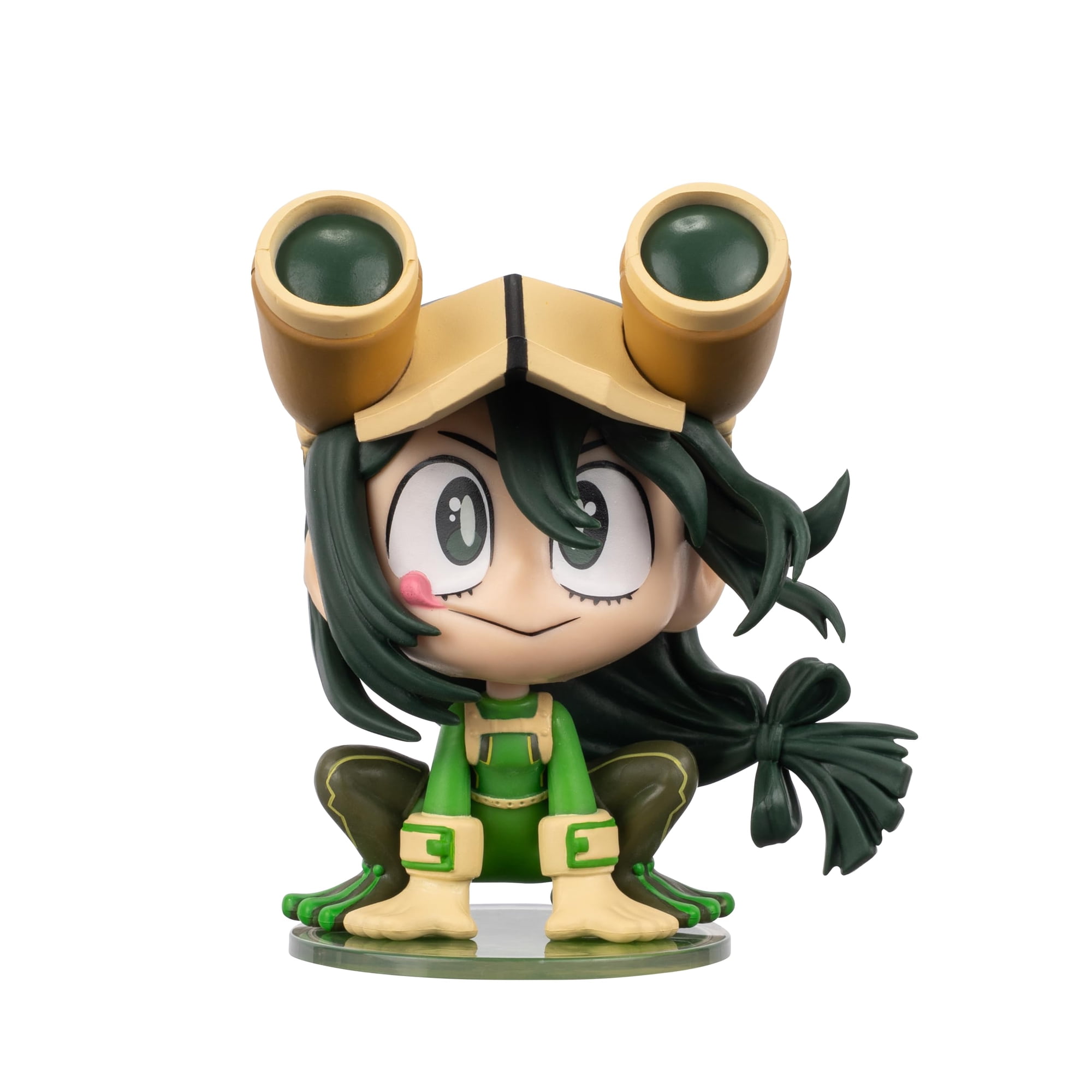Minifigura Total Anime Tsuyu Asui (kawaii) De 10 Cm Con Base