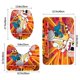 thumbnail image 3 of DangerMouse Juego de 3 alfombras de baño de coral fleece: tapete de baño + alfombra de inodoro en forma de U + funda de tapa de inodoro en forma de O, 3 of 6