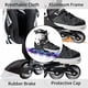thumbnail image 5 of Patines en línea ajustables Nattork para niños grandes con ruedas luminosas, 5 of 7