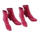 thumbnail image 3 of 2 Pares De Zapatos De Botines Para Mu?ecas Para Figuras De Mujer 1/12 Accs Rojo, 3 of 5