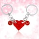 thumbnail image 2 of 2 llaveros de ladrillo, llaveros de pareja desmontables, llavero de corazón a juego, llavero de amistad para enamorados, regalo dulce para San Valentín (rojo), 2 of 6