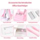 thumbnail image 5 of CADDY Gawsey Set Organizador de Escritorio Rosa con Rotación 360°, 5 of 7