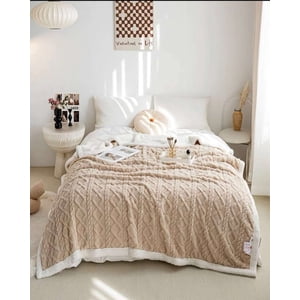 Myl Todo Para El Hogar - Frazada Trenzada Con Chiporro 230X200 Cm 06