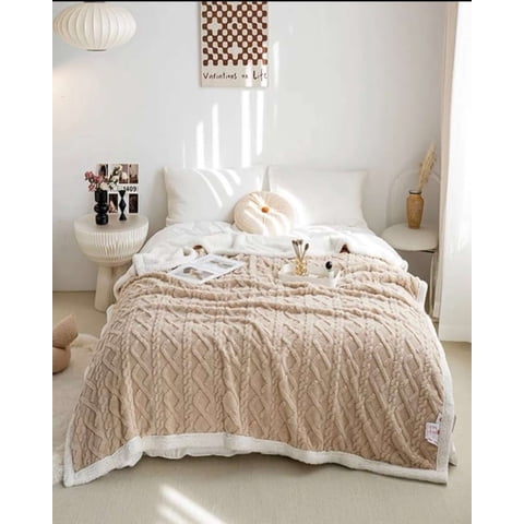 Myl Todo Para El Hogar - Frazada Trenzada Con Chiporro 230X200 Cm 06