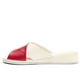 thumbnail image 2 of Pantufla Cuero Pluma Rojo Marfil 38, 2 of 3