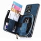 thumbnail image 5 of Funda Tipo Cartera con Correa Cruzada para Xaiomi Redmi Note 12 5G Protección Contra Golpes Azul, 5 of 6