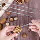 thumbnail image 4 of Cascanueces de alta resistencia con base de madera, pinzas ajustables para nueces, cascanueces manuales para todo tipo de nueces, herramienta para cascanueces de nueces, nueces pecanas, macadamias, av, 4 of 6
