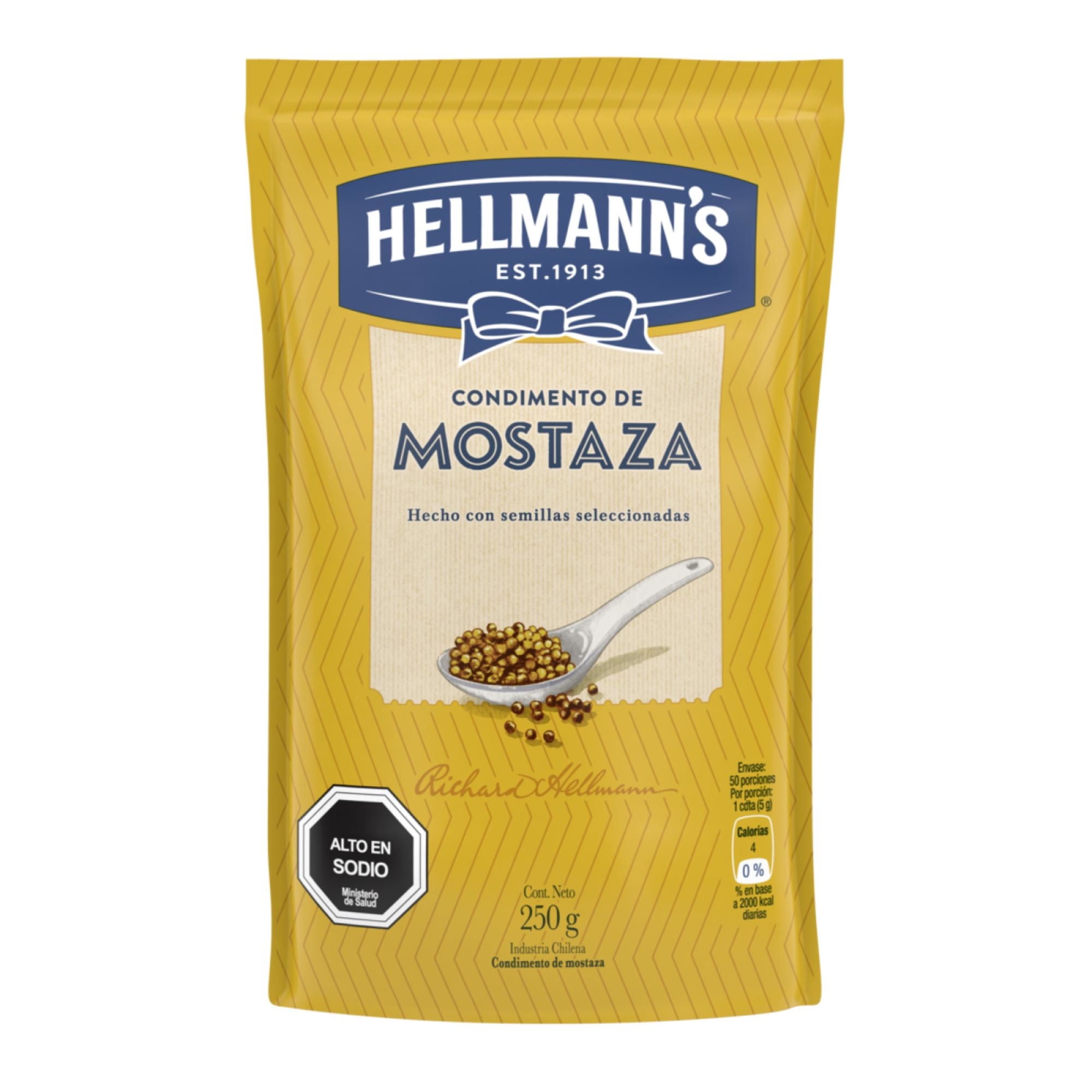 Mostaza Doypack 250 g Hellmann's