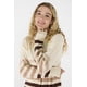 thumbnail image 2 of Sweater Rayas Luciana Crudo/Café crema L, 2 of 6