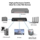 thumbnail image 4 of Conmutador Ethernet De 6 Puertos Y 10 Gb No Gestionado Con 2 Conectores Rj45 De 10 Gbe, 4 of 7