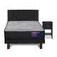 thumbnail image 4 of Cama Europea Therapedic Plus 1.5 Plaza + Respado Royal Negro + Velador rover Base Normal, 4 of 4