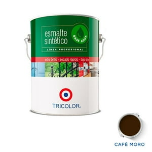 Tricolor - Esmalte Sintetico Base Agua Café Moro