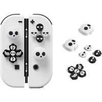 Genérico - Juego De Tapas De Silicona Para D-Pad Y Botones Abxy Con Joystick Para Nintendo Switch/Oled/Lite - Tapas De Agarre Suave Para Pulgar, Accesorios De Juego Compatibles-Multicolor