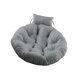 thumbnail image 2 of Cojín Para Silla Colgante, Cojín Redondo Para Asiento, Almohada Para Sala De Estar, Jardín, Patio, Color Gris, 2 of 5