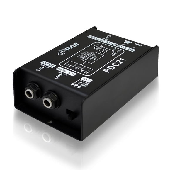 Eliminador de zumbidos Pyle Premium DI Unit Box Audio Box Pyle