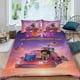 thumbnail image 2 of DreamWorks: Hogar Conjunto de sábanas temático, trío de piezas, cómodo y amigable con la piel, diseño único, regalo de decoración para el hogar para familiares, amigos y fans,140cm *210cm, 2 of 6