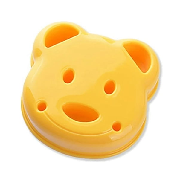 1pc Cartoon Bear Sandwich Mold, Rice Ball Model, Breakfast DIY Tools, Kitchen Supplies, Back To School, School Supplies, Lunch Box Essentials
