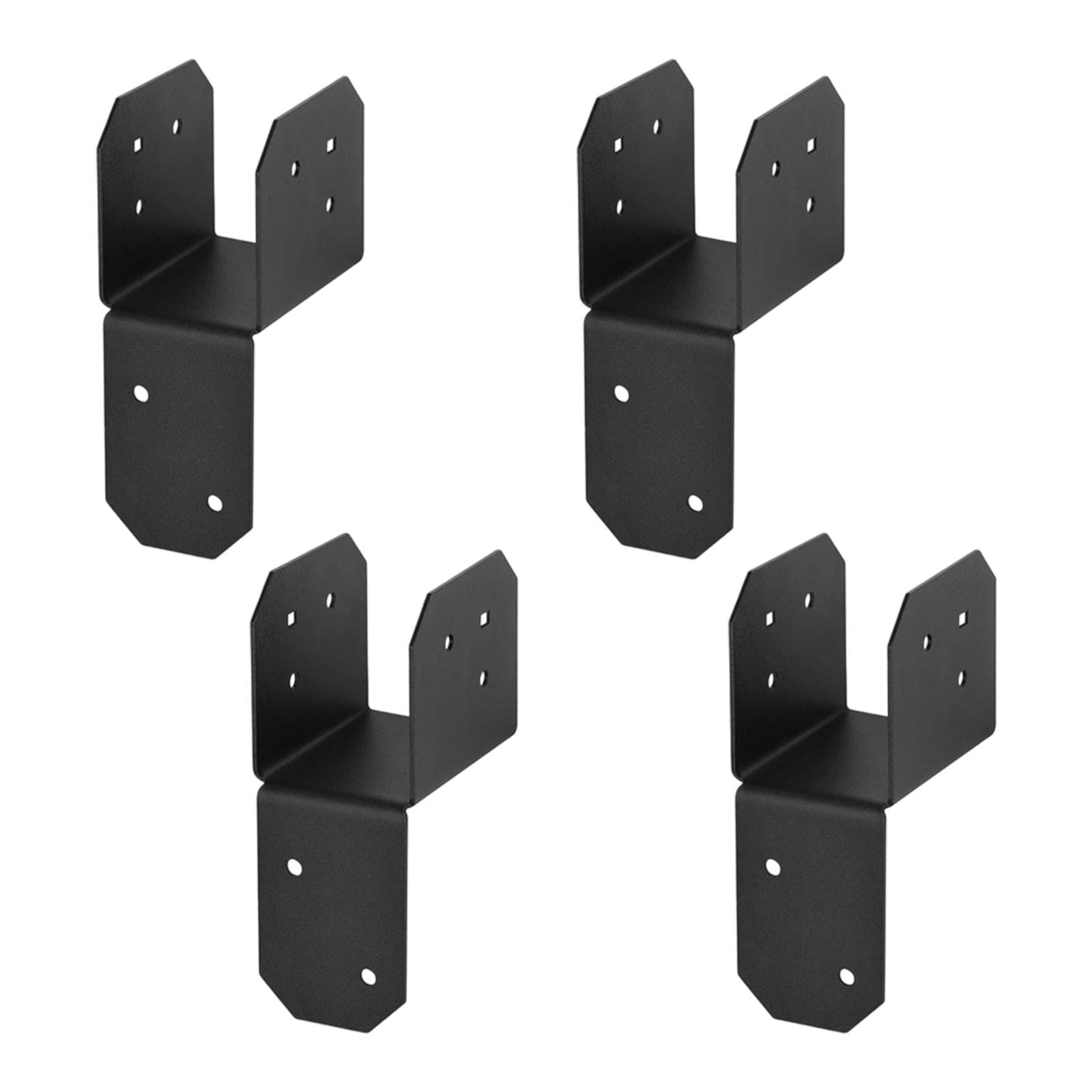 Magideal - 4 Conectores De Anclaje Para Vigas, Soportes Para Amarres De Techo, Soportes Para Postes Y Placas De Fijación Para Estructuras De Muebles Y Pérgolas. 38 Cm