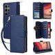 thumbnail image 5 of Funda Cartera con Cremallera y Correa para Samsung Galaxy S25 Ultra Soporte y Tarjetero Azul, 5 of 6