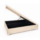 thumbnail image 1 of Base Cama Baúl 2 Plazas FELPA Beige LORE | Diseño Premium + Gran Almacenaje, 1 of 3