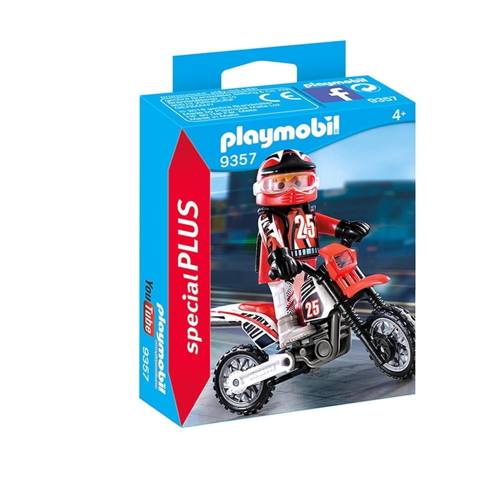 Motocross Playmobil 13 Piezas