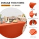thumbnail image 3 of Mantel separo rectangular ajustable de 4 pies, color naranja, 2 unidades, 3 of 9